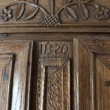 Armoire de mariage en chêne massif