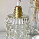 70s glass pendant light
