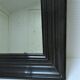 Blackened wood mirror napoleon iii xixth 37.5 cm x 46.8 cm