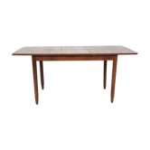 Table à manger extensible en teck du milieu du siècle, Pays-Bas des années 1950