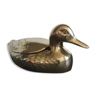 Lancel brass duck 80s