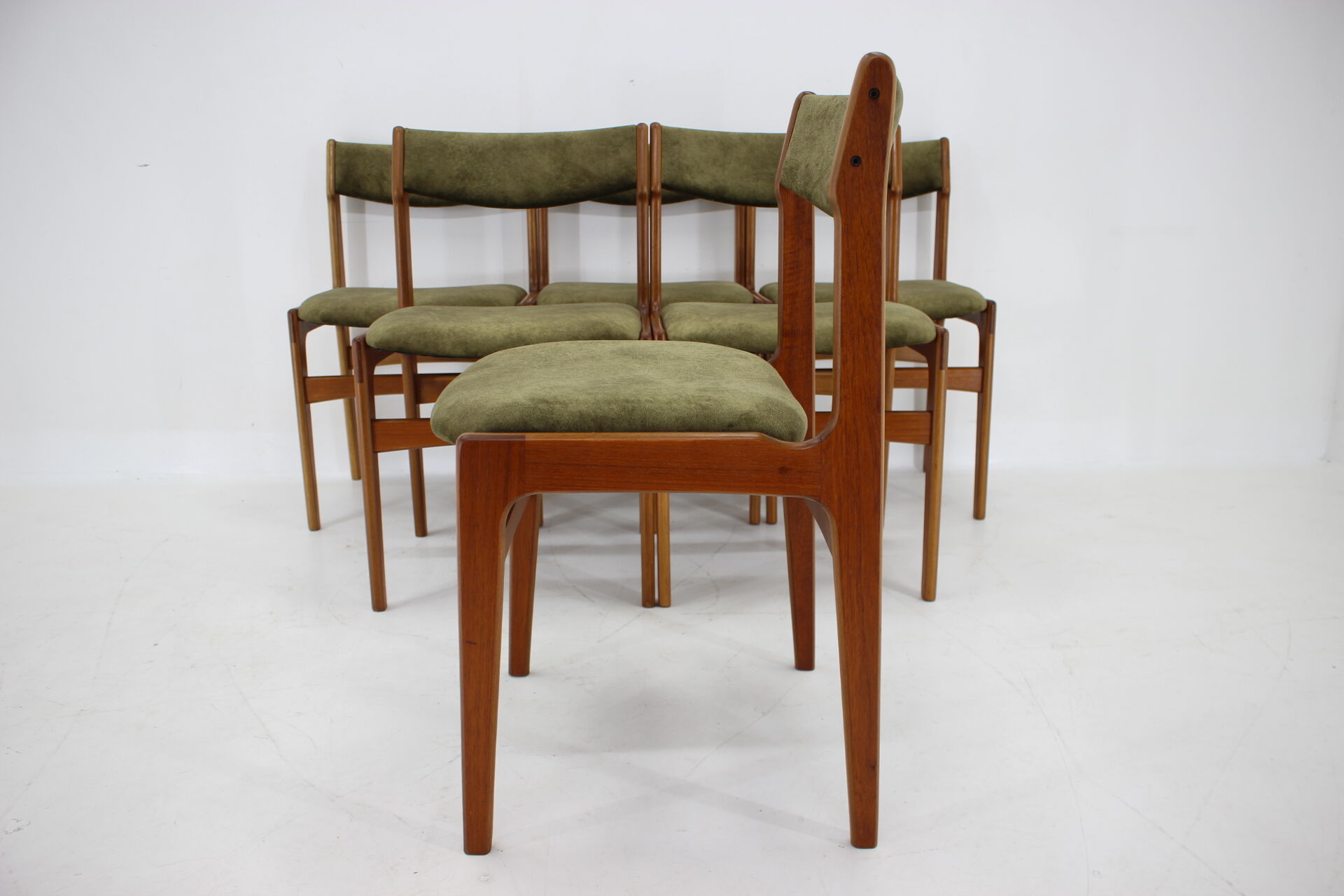 1960s Danish Teak Dining Chairs, Set of 6