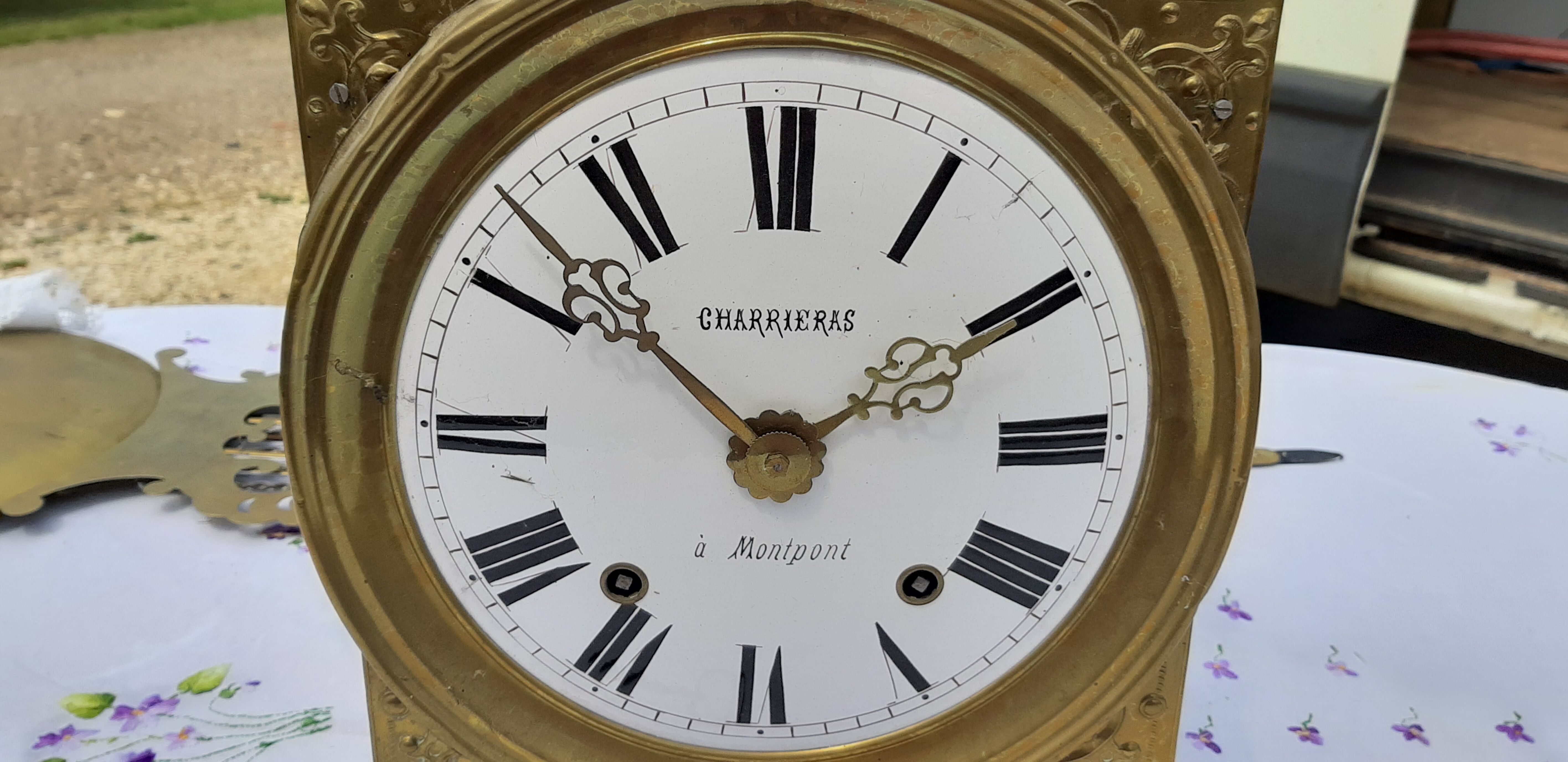 Comtoise clock mechanism