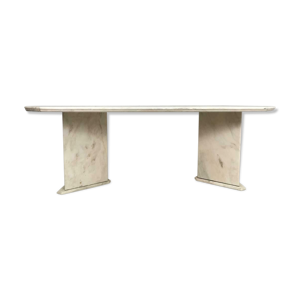 table à manger en marbre vintage