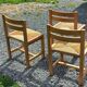 Set of 3 chairs from Regain in solid elm.
