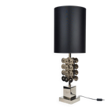 1970s vintage chrome table lamp