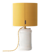 Italian Apothecary Ceramic Table Lamp Pharmacy Albarello, circa 1870-1885