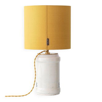 Italian Apothecary Ceramic Table Lamp Pharmacy Albarello, circa 1870-1885