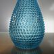 Bottle decanter Empoli Italy diamond tip glass 60 years 70