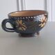 Antique Alsatian pottery cup