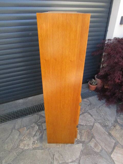 Vintage glass cabinet from the 60s