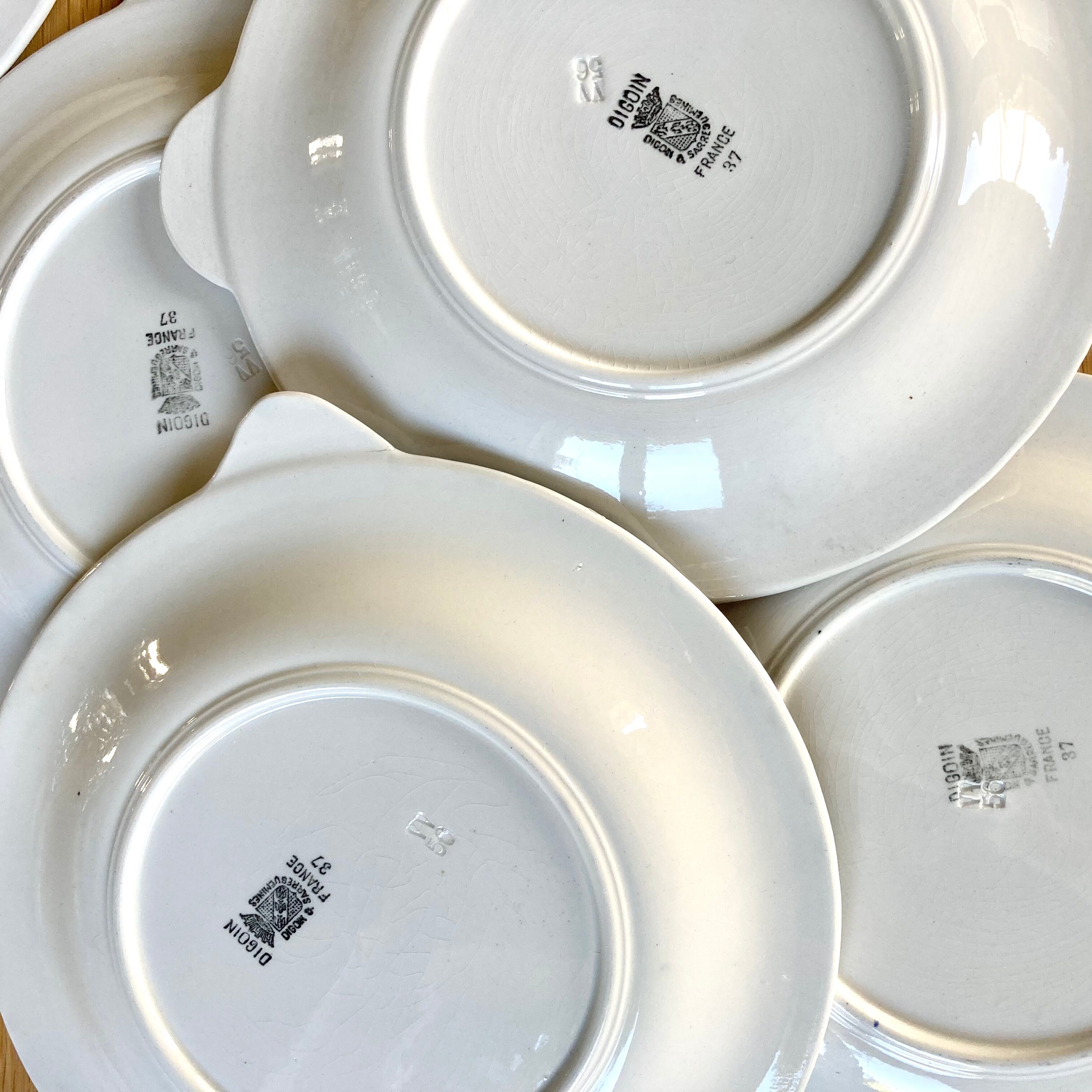 Fish plates Digoin Sarreguemines