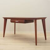 Oak desk, Italian design, 1970s, production: Italy