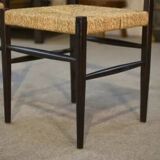 Pair of chairs with rush seats, 1970