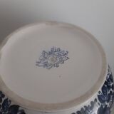 Blue and white Delft earthenware vase