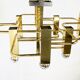 Brass chandelier from Sciolari, 1970s