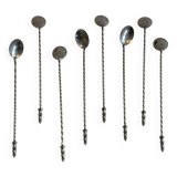Set of 6 cocktail spoons