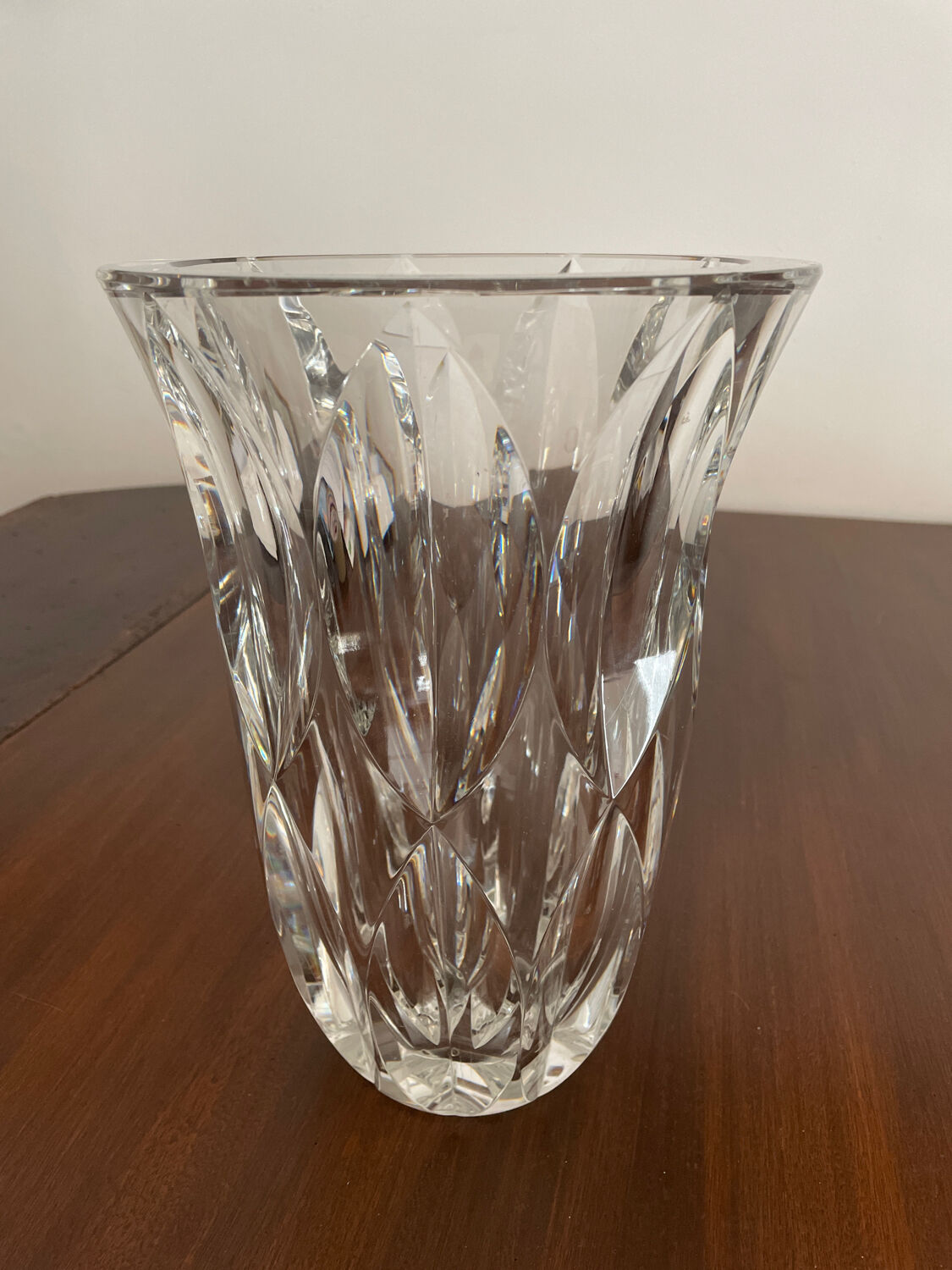 Saint Louis Art Deco "d'Artagnan" crystal vase