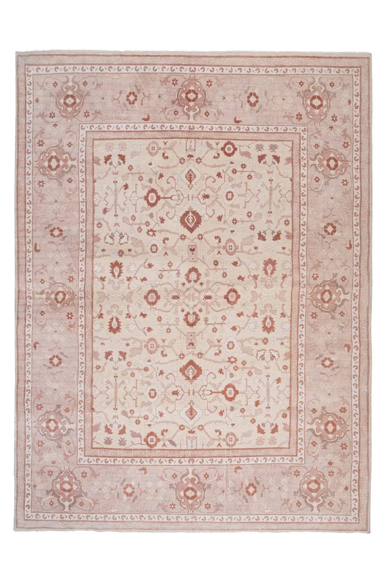 Vintage handmade Turkish rug 245x335 cm