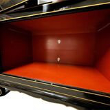 Cabinet meuble TV en laque de Chine décor Japon