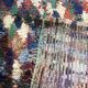 Tapis berbère Boucherouite, pièce unique artisanale