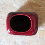 Ceramic vase "ox blood" by Max Idlas