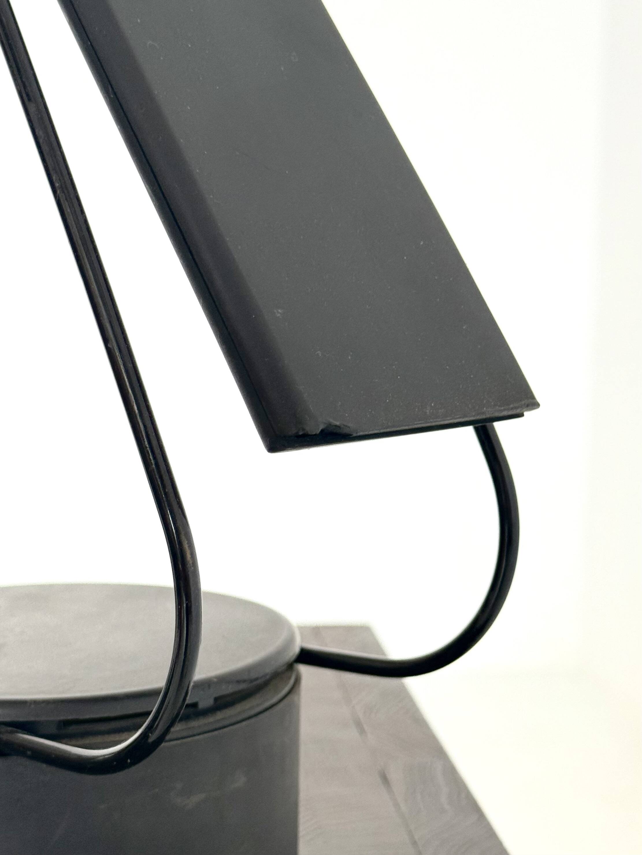Dove Desk Lamp in Black by Marco Colombo & Mario Barbaglia for PAF Studio