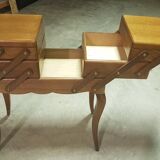 Vintage sewing worker