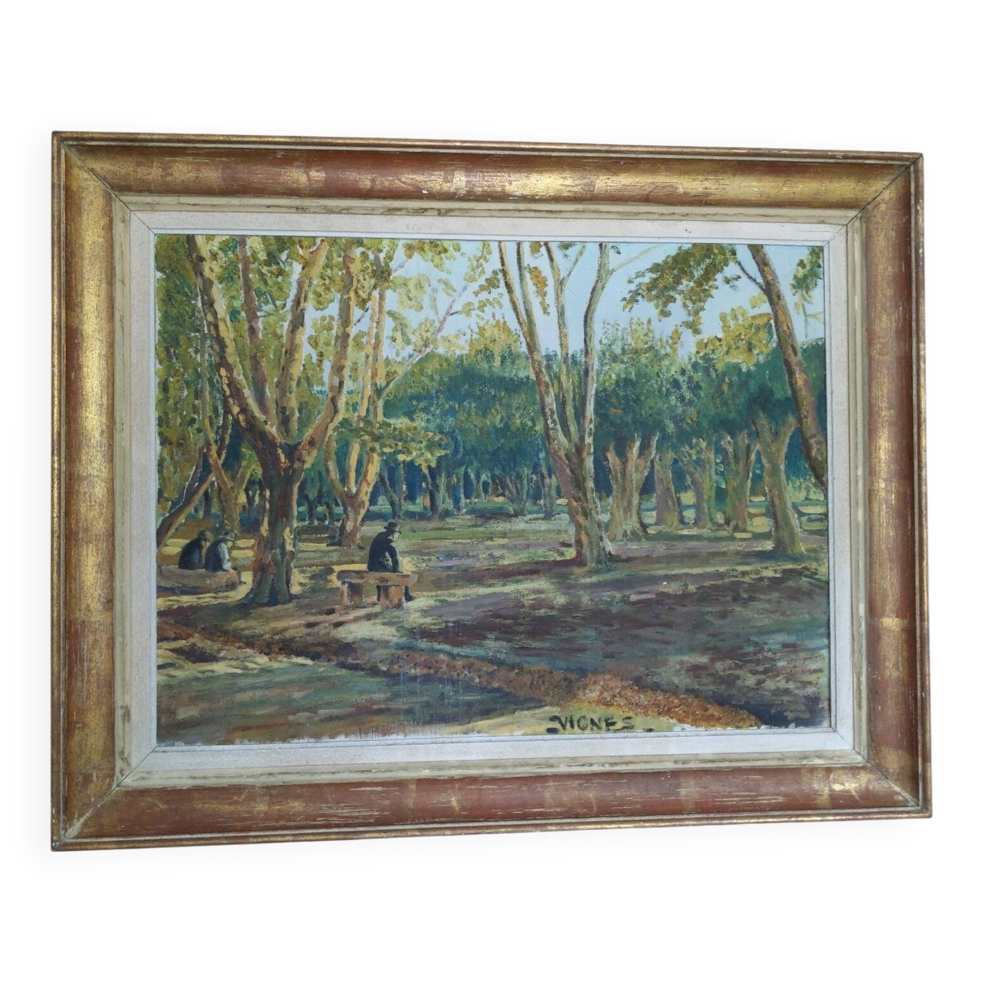 Ancient landscape painting