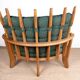 Grand French armchair in solid oak, Guillerme and Chambron Your House