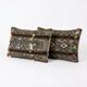 Set of 2 vintage kilim cushion covers 41x61 cm