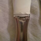 Set of 12 modern stylish silver plated table knives