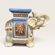 Elephant ceramic side table