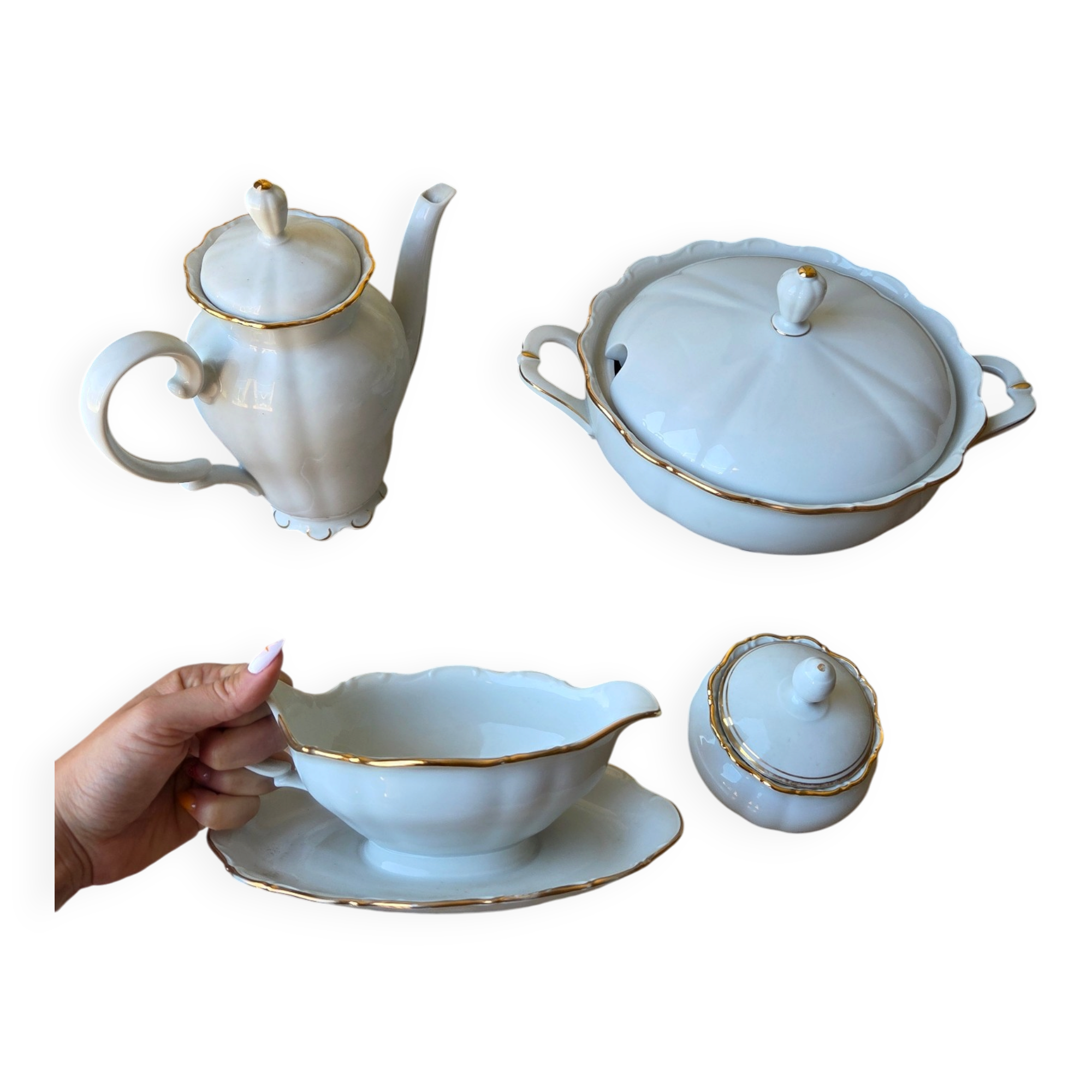 Set of porcelain tableware Seltmann Weiden