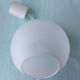 Suspension en opaline blanche