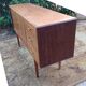 Vintage Scandinavian style sideboard in elm from the 1960s - Low buffet