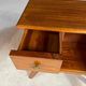 Pair of vintage mid-century modern wooden bedside tables / nightstands