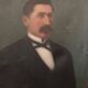 Portrait homme huile sur toile