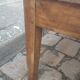Farm table coffee table with drawers