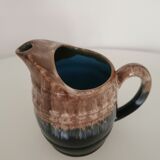 Enamelled ceramic pitcher by Alpho