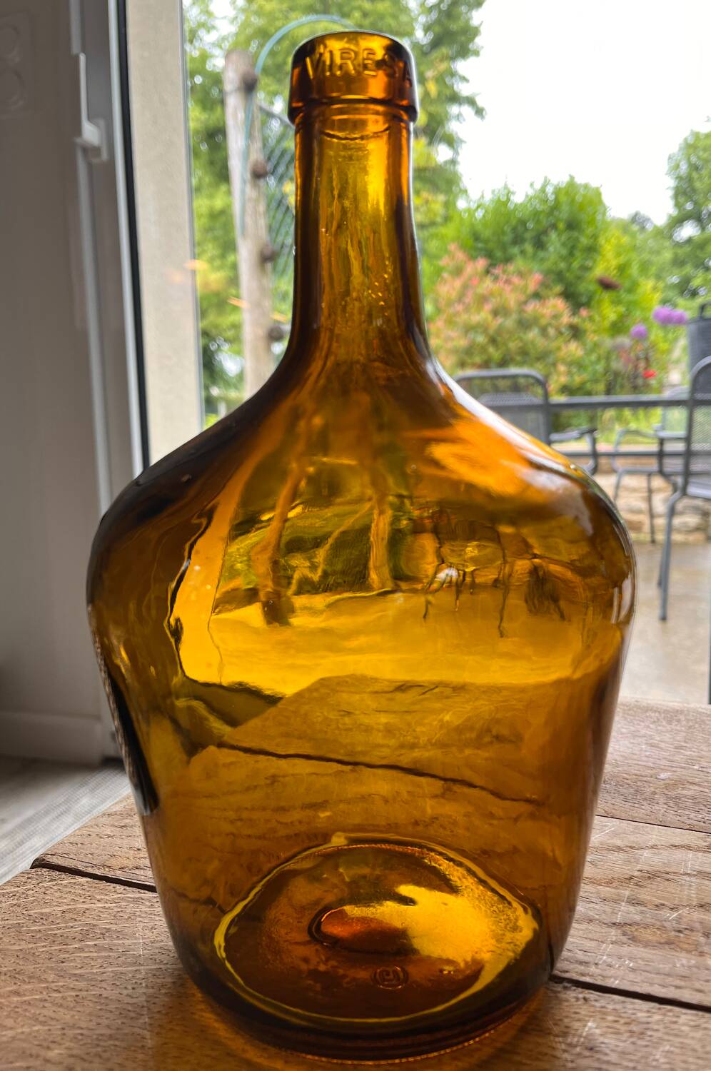 Amber demijohn viresa