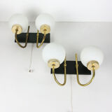 Applique Opaline Sconce, ensemble de 2