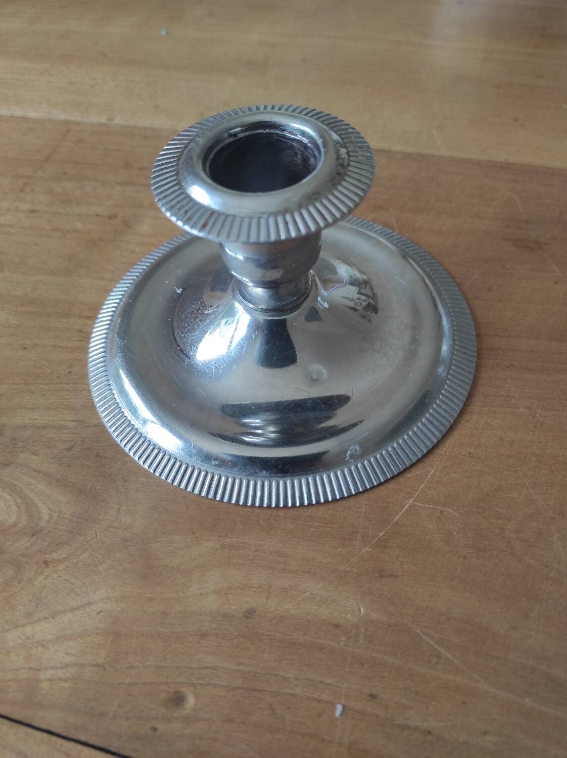 Stainless steel candle holder