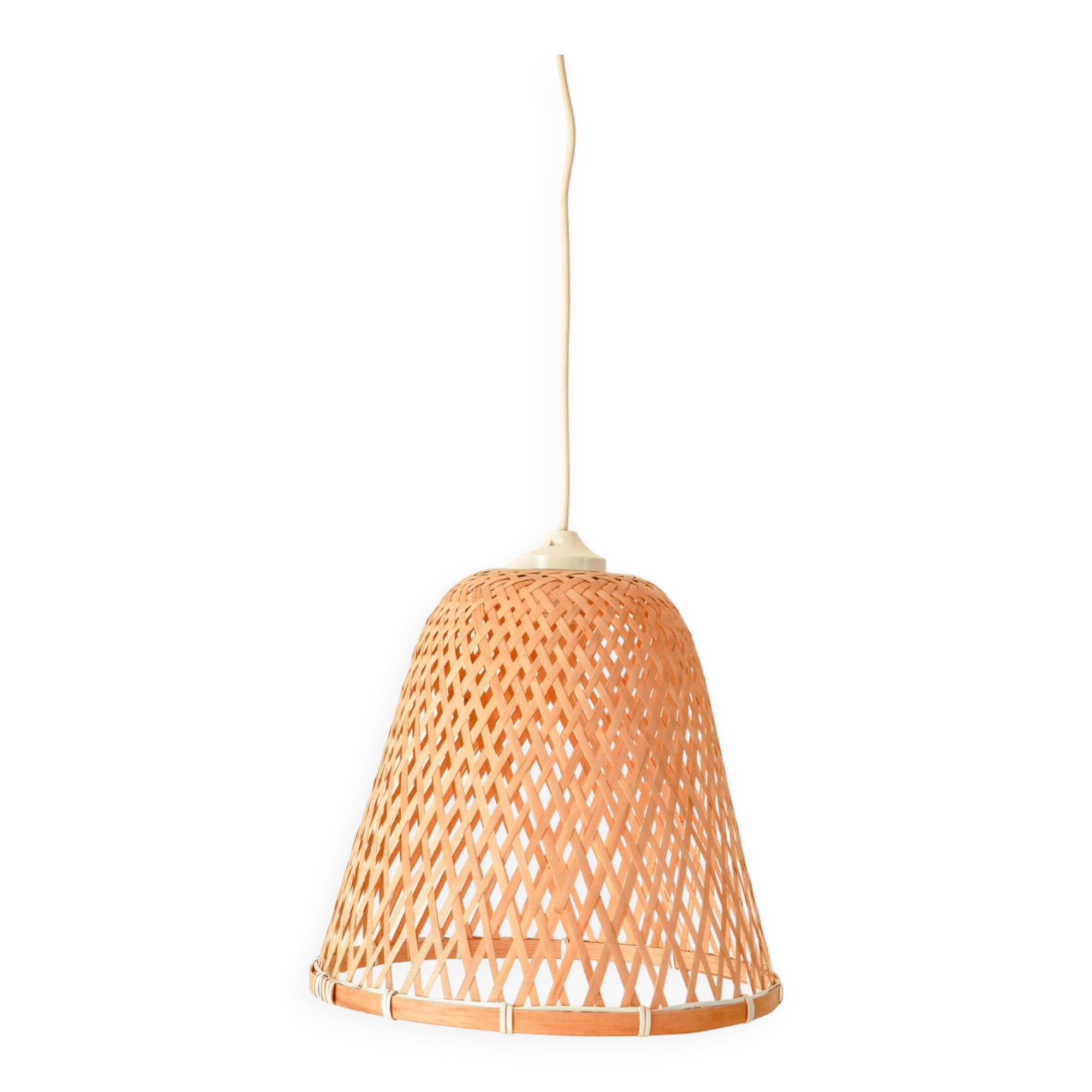 Rattan pendant light