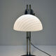 70's table lamp in glass and metal produced by Zonca