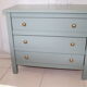 Commode vert de gris