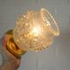 1 / 3 hand blown bubble glass sconce lamps / redesign gold ceiling lighting