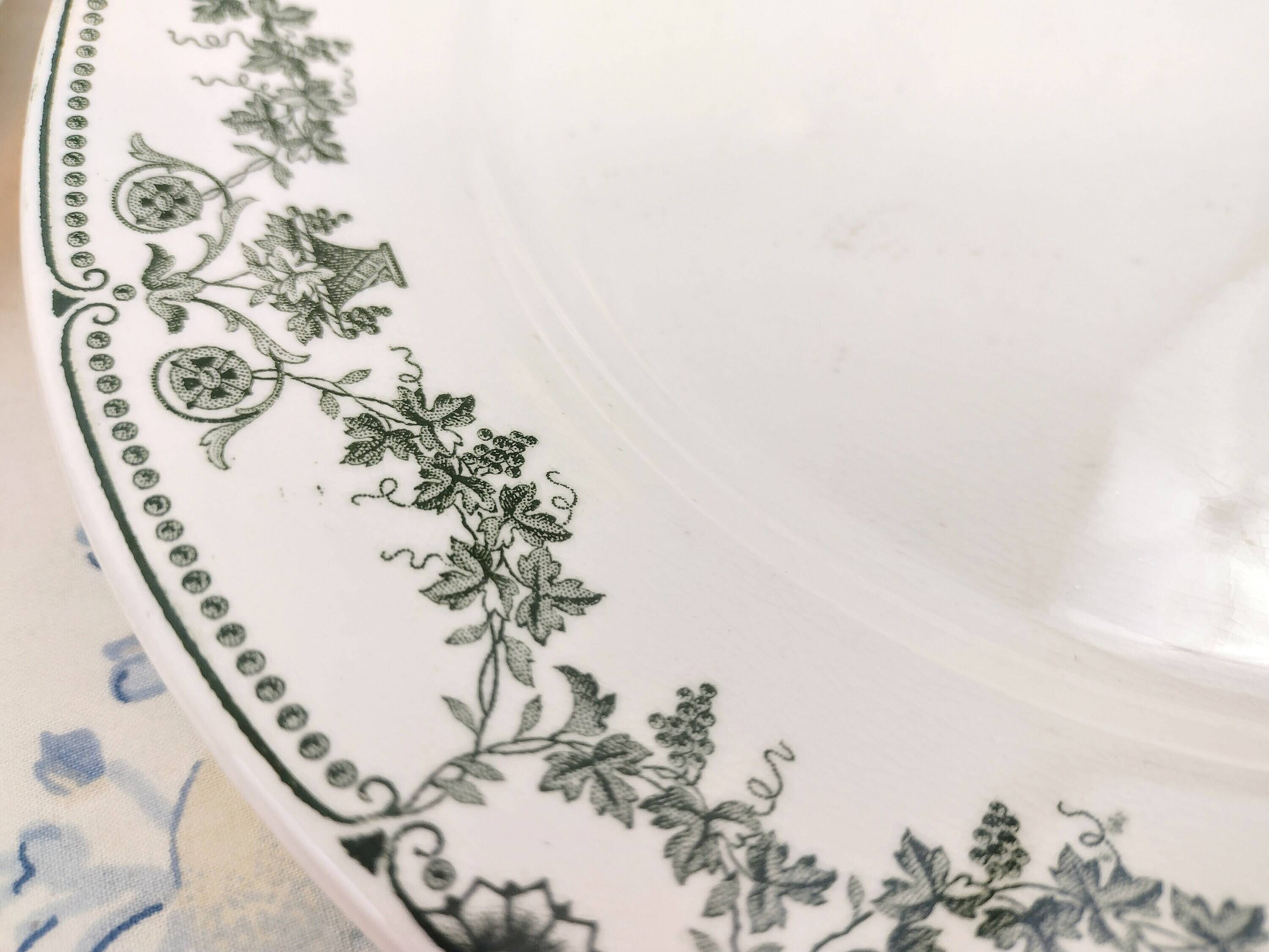 6 Badonviller Champagne flat plates