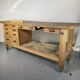 Workbench on wheels - 225 cm
