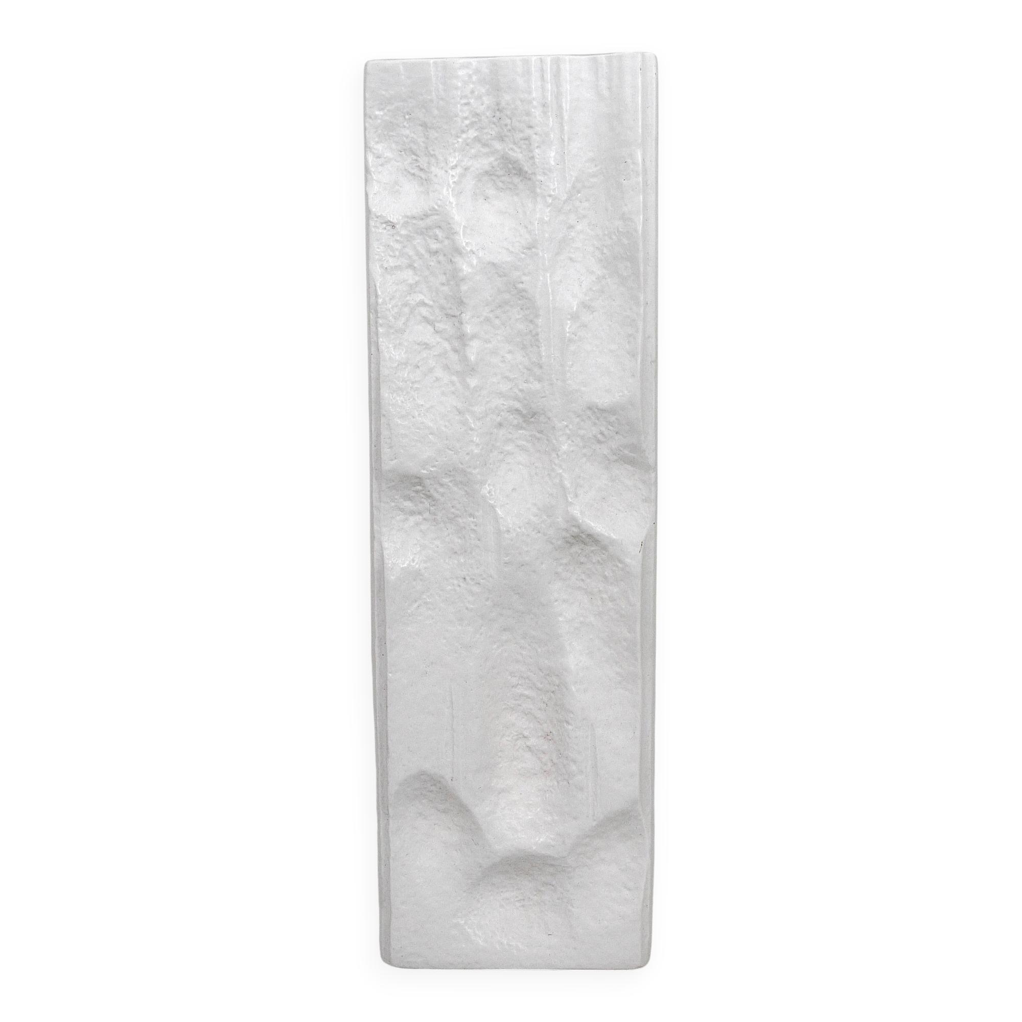 Faceted sparkling crystal glass vase by Claus Josef Riedel, Austria, 1970s.